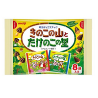 明治 きのこたけのこ 袋 92g  × 18