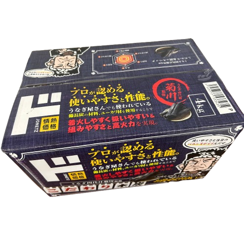 箱不良 訳ありアウトレット■木炭 【SPRIT TYPE】 1箱4kg（ベトナム産ユーカリ）×6箱