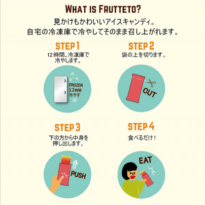 FRUTTETO(フルッテート)5個入り × 8