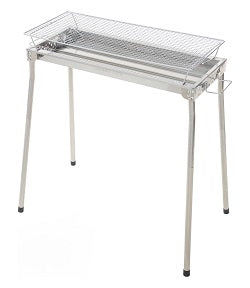 【送料無料】薄型ステンレスBBQコンロ　×8