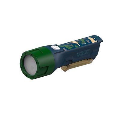 子供用ハンディライト Ledlenser KIDBEAM4 Green 恐竜柄
