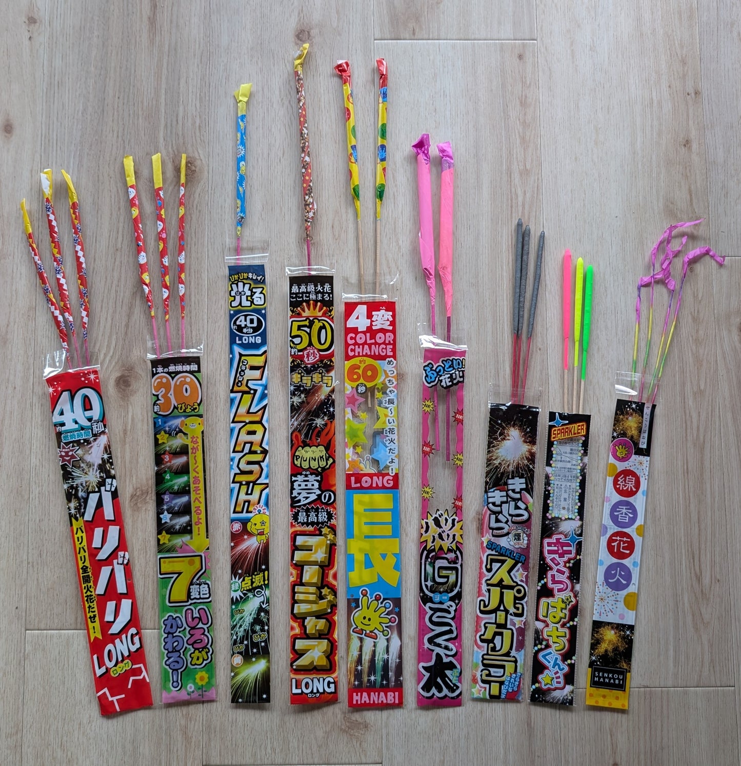 【数量限定｜高利益率】手持ち花火 なが～くあそべるロングセットL　×5