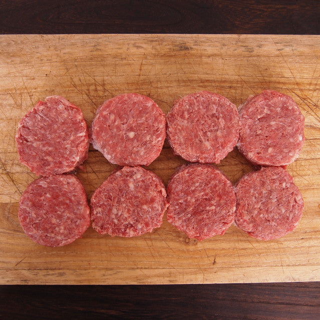 冷凍　ミニ ハンバーガービーフパティ（8個）×18