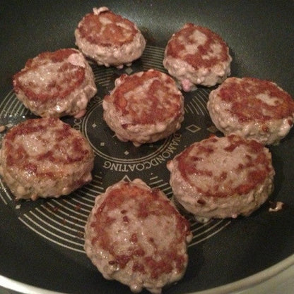 冷凍　ミニ ハンバーガービーフパティ（8個）×18