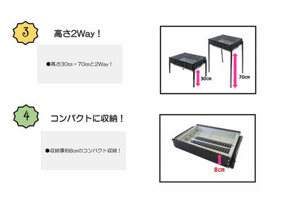 バーベキューコンロ　ＣＲーS　×6