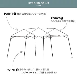 BASE CAMP FM 3045【骨組みのみ】　×2