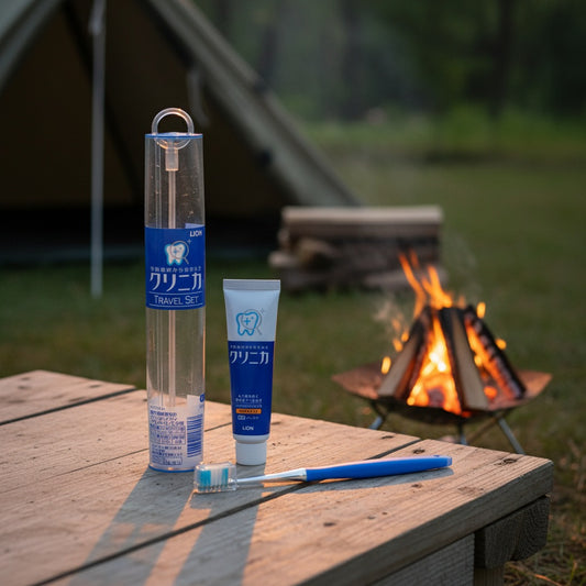 ライオン クリニカ トラベルセット 歯ブラシ 1本＋歯磨き粉 30g　×12