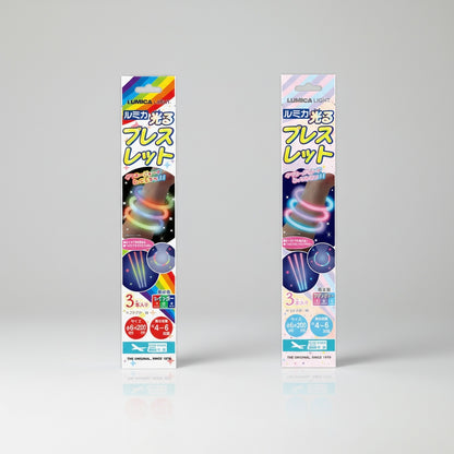 【メーカー取り寄せ品】ルミカ 光るブレスレット（レインボー3本入×6・ファンタジー3本入×6）×1