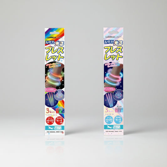 【メーカー取り寄せ品】ルミカ 光るブレスレット（レインボー3本入×6・ファンタジー3本入×6）×1