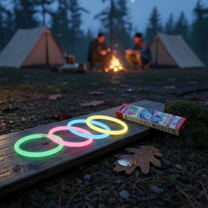 【メーカー取り寄せ品】ルミカ 光るブレスレット 1袋4本入（グリーン・ブルー・ピンク・イエロー）×12