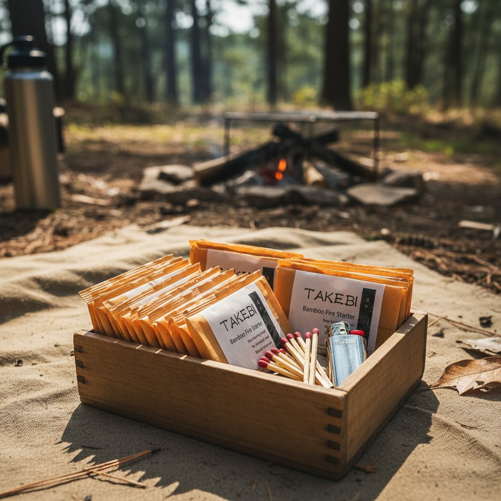 TAKEBI－竹火－ 着火剤 1pc8片入×20個