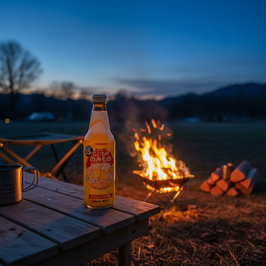 【メーカー取り寄せ品】サンガリア こどもののみもの 瓶 335ml x24