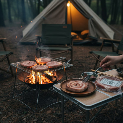 冷凍　日本の米育ち　三元豚 ロールステーキ 1袋75g ×30