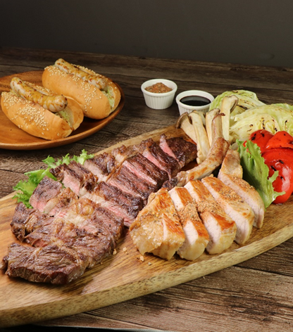 冷凍　BBQ　ホットドッグ＆お肉セット VALUE　2人前　460g　×3【10日前発注】