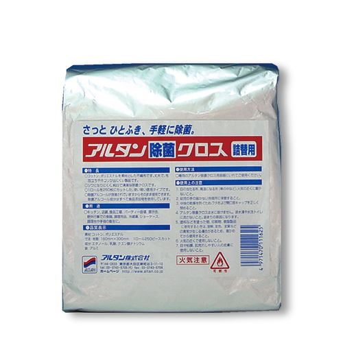 除菌クロス　詰替用　250枚×6個