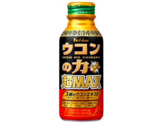 【メーカー取り寄せ品】ハウスＷＦ ウコンの力 超ＭＡＸ 缶 120ml x6