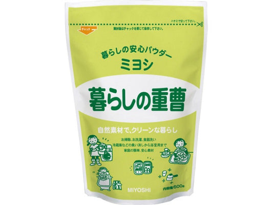 ミヨシ石鹸 ミヨシ 暮らしの重曹 600g x1