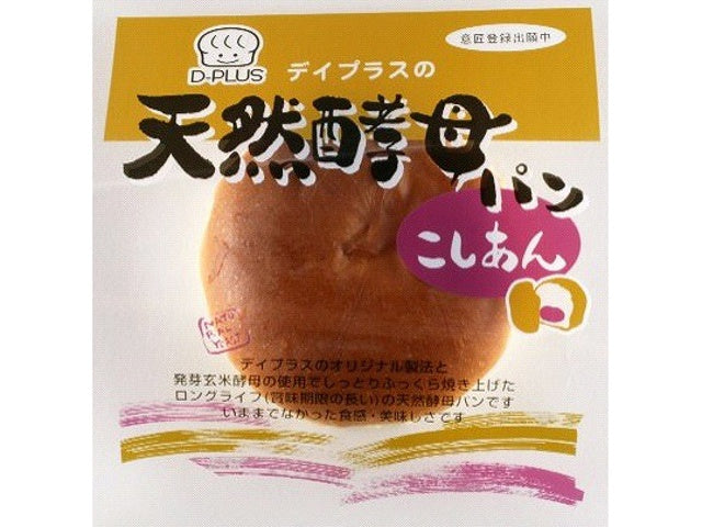 デイプラス 天然酵母パン こしあん 1個 x12