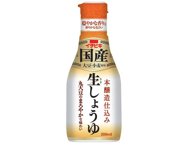 【メーカー取り寄せ品】イチビキ 卓上生しょうゆ 国産生しょうゆ 200ml x8