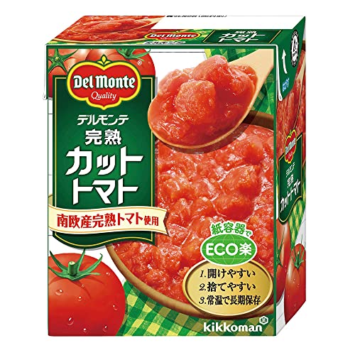 デルモンテ 完熟カットトマト 紙パック 388g x6