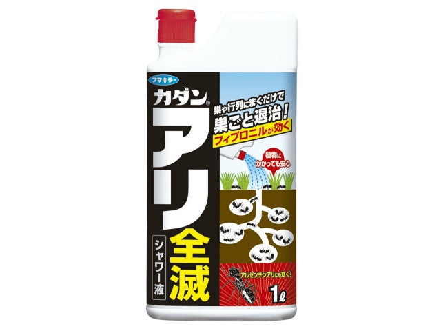 フマキラー カダン アリ全滅シャワー液 1L  × 1