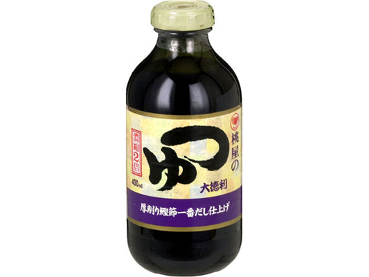 桃屋 つゆ 大徳利(濃縮2倍) 400ml x12