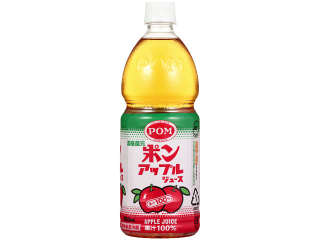 【メーカー取り寄せ品】ＰＯＭ アップルジュース ペット 800ml x6
