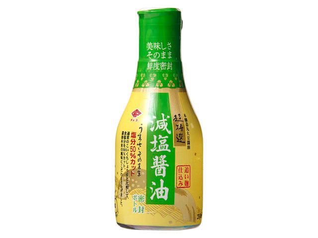 【メーカー取り寄せ品】チョーコー 超特選 減塩醤油 密封ボトル 210ml  × 10